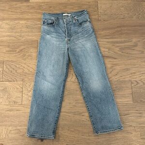 Levi’s rib cage straight jeans